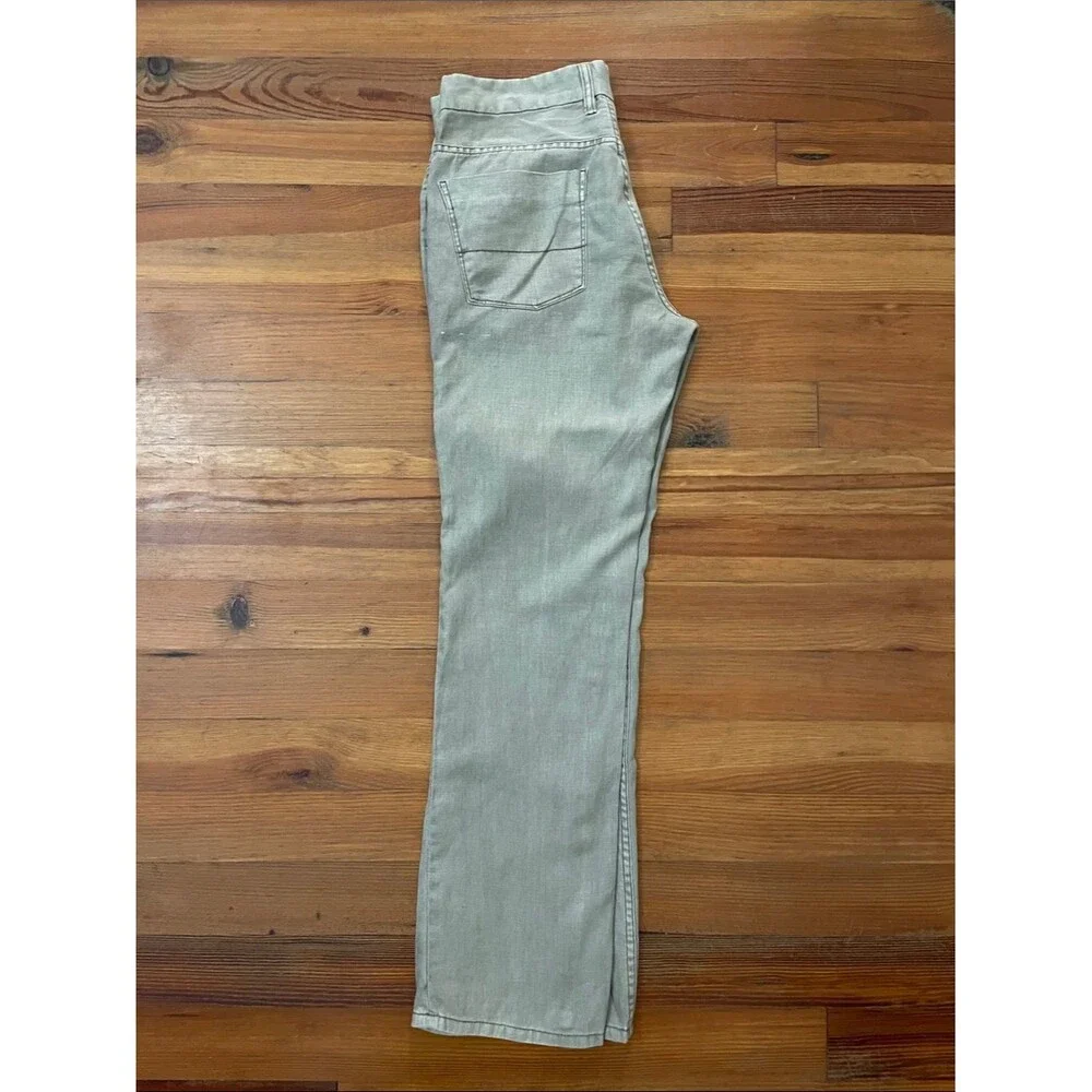 Tommy Bahama Island Crafted Linen Blend Pants Mens 32x32 Tan Khaki 5 Pocket